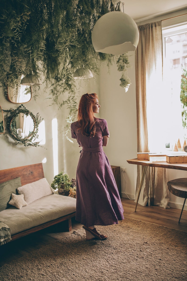 Wrap Linen Dress – Lightweight Comfort & Effortless Elegance